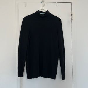 C by Bloomingdale’s Black Cashmere Turtleneck